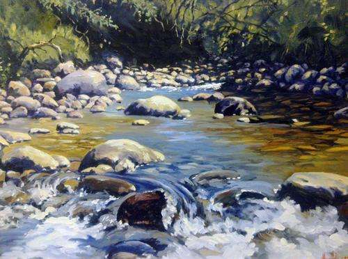 Ted Hoefsloot - Riverscape - Investment art! - Absolutely stunning!!